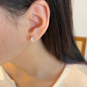 Dylam Classic High Jewelry S925 <b>Silver</b> Pear Shape D VVS1 2ct Moissanite Stone <b>Stud</b> Earrings Jewelry for Women Accept OEM ODM - Product Image 6
