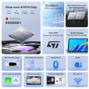 Autoradio Android 11,5 pouces pour <span class=keywords><strong>Suzuki</strong></span> Jimny JB64 JB74 2019-2026, autoradio tout-terrain 4x4, navigation GPS sans fil Apple CarPlay - Product Image 6