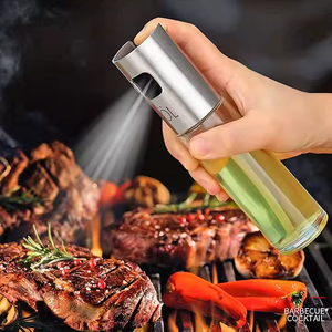 Pulvérisateur d'huile d'olive de type poussoir de cuisine Pompe à huile <span class=keywords><strong>Pot</strong></span> anti-fuite Grill BBQ Pulvérisateur Distributeur d'huile BBQ Saucière Outils - Product Image 2