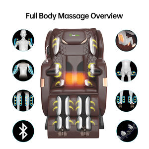 Moderner Luxus 3D Shiatsu Luft-Elektro-Massagesessel Zero Gravity mit Ganzkörper-Leder-Massagewerkzeug - Product Image 4