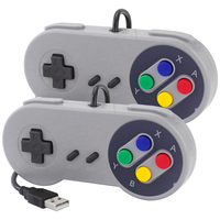 Mando de Juego USB Retro con Cable para Linux, SNES, PC, NESPi, RetroPie, Windows, Raspberry Pi 4B, 3B+, 3B