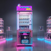Machine de jeu à griffes commerciale pour boîtes mystères, équipement d'amusement et de distribution de prix pour salles d'arcade et centres commerciaux
