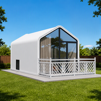 Maisonnette préfabriquée portable, micro-maison modulaire, bureau, hôtel, résidence 24 ㎡   Bâtiment personnalisable