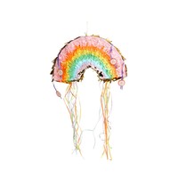 Colorful Child Party Favors Decorations Mini Rainbow Pinata Fillers Toys Paper Reusable Wholesale Birthday Baby Shower Festiva