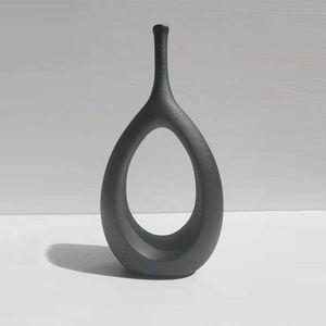 Hot Sale Decoration Wholesale Nordic White Unique Gift Ceramic <b>Vase</b> for Home Decor - Product Image 6