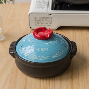 Casseroles avec couvercle, 1 pièce, marmite chauffante à aliments, en céramique, étanche au <span class=keywords><strong>feu</strong></span>, pour la soupe, vente en gros - Product Image 4