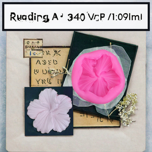 Molde de Silicona Líquida para Decoración de Pasteles con Forma de Flor de Hibisco de Cinco Pétalos, Ecológico, de la Marca INTODIY, para Fondant, Chocolate y Arcilla - Product Image 3