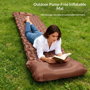 <span class=keywords><strong>Matelas</strong></span> <span class=keywords><strong>de</strong></span> camping <span class=keywords><strong>gonflable</strong></span> double moderne <span class=keywords><strong>pour</strong></span> l'extérieur avec pompe à pied <span class=keywords><strong>pour</strong></span> les couples et les familles - Product Image 2