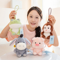Pendentif Sac en Peluche Singe Aromathérapie Série Fish-Tapping en Polyester, Jouet de Stand, Porte-clés Unisexe 11-30cm