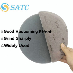 1200 adet 9In 80-800 irmik, cırt cırt seramik alüminyum oksit örgü zımpara, tozsuz ahşap işleme için, alçıpan, Matel - Product Image 6