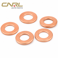 Arandela Plana de Cobre M5-M20, Junta de Anillo Redondo para Ensamblaje Mecánico, Fontanería, Reparación Automotriz, Venta al por Mayor a Granel