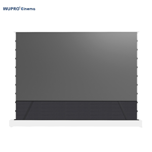 จอฉายภาพแบบม้วนขึ้นจากพื้น Smart Control ขนาด 72-120 นิ้ว รุ่น Wupro CBSP ALR สำหรับใช้ในบ้าน ระบบมอเตอร์ รองรับ UST 4K LeApex-CBSP-72" 100" แบบม้วนขึ้นจากพื้น - Product Image 2