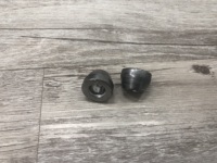 Entretoises à clip Starlock M4-M16 en acier inoxydable de haute qualité, finition oxyde noir disponible en aluminium et laiton