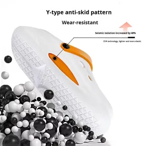 Sandal <span class=keywords><strong>Clog</strong></span> <span class=keywords><strong>EVA</strong></span> Modis Pria & Wanita Anti Selip Kelas Atas Musim Panas Luar Ruangan Rumah Kamar Mandi Dalam Ruangan Bebas Bau Berongga - Product Image 3