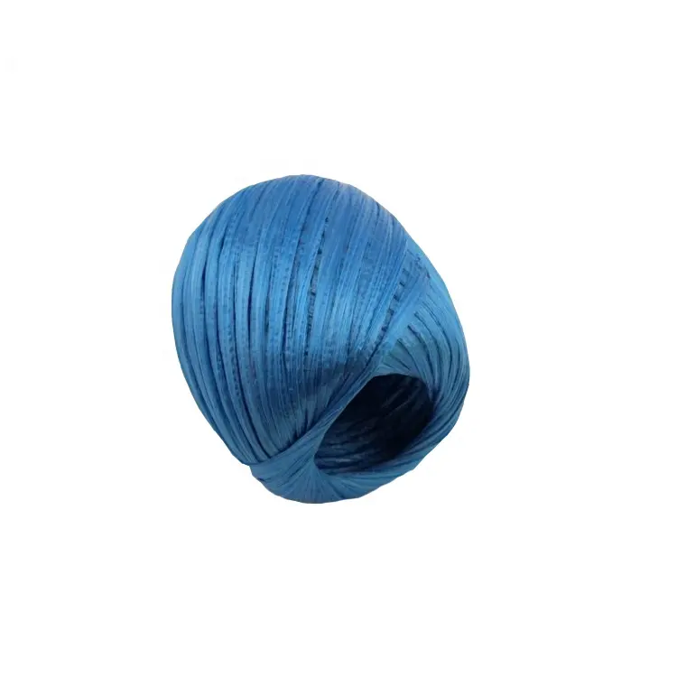 Fournisseurs de corde de haute qualité de fil de raphia de pp en plastique raffa corde boule d'emballage