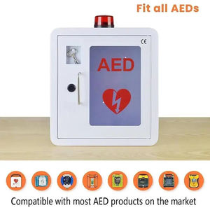 Armoire à pharmacie murale personnalisée en métal premiers soins défibrillateur AED stockage clé alarme lumière stroboscopique d'urgence SL-2 Superluck - Product Image 5