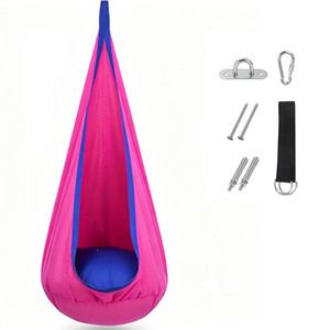 Chaise suspendue <span class=keywords><strong>pour</strong></span> enfants avec matériel <span class=keywords><strong>de</strong></span> <span class=keywords><strong>fixation</strong></span>, siège <span class=keywords><strong>hamac</strong></span> suspendu <span class=keywords><strong>pour</strong></span> intérieur et extérieur, avec <span class=keywords><strong>kit</strong></span> <span class=keywords><strong>de</strong></span> <span class=keywords><strong>fixation</strong></span> et sangle - Product Image 1