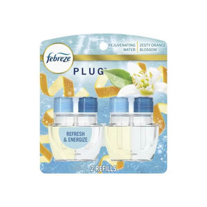 Febreze Plug Quick Deodorizing Soothing Relaxation Essential <b>Oil</b> <b>Refills</b> for Home Use 80%+ Active Ingredients Safe - Product Image 1