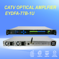 Amplificateur optique EDFA FTTH à 4/8 ports, 1U rack, 16dBm 23dBm, télécommande, WDM