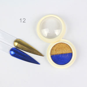 BIN-pigmento de cromo sólido para uñas, polvo comprimido para manicura con efecto espejo mágico Doble - Product Image 4