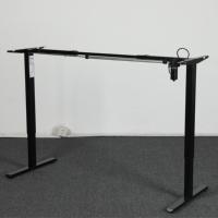 Fabriqué en Chine 2 pieds à moteur unique ergonomique Table d'ordinateur manuelle réglable en hauteur Bureau de bureau
