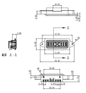 Connecteur de batterie pour aspirateur à main DGDTE, pas de 2,7 mm, prise femelle, résistance d'isolement 100MΩ min, en alliage de cuivre noir - Product Image 5