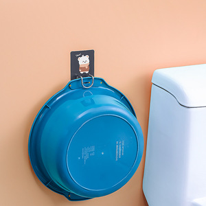 Ganchos adhesivos de acero inoxidable Apricot Rain, 2 ganchos, diseño moderno para baño, cocina, fácil instalación - Product Image 3