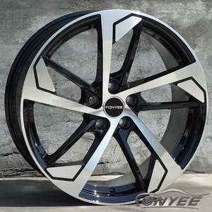 Fonyee Original <span class=keywords><strong>17</strong></span> 18 5x112 5 agujeros para radios Huecos Mag aleación de aluminio ruedas de coche de pasajeros Auto Rines llantas Jantes para Audi <span class=keywords><strong>Skoda</strong></span> - Product Image 2