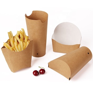 Al por mayor personalizado de embalaje desechable conicals churros papas fritas francés fry helado de crema cono de papel con fuente de bandeja - Product Image 3