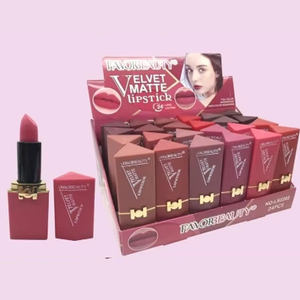 All'ingrosso rossetto opaco 24 pezzi in 1 scatola di visualizzazione impermeabile di alta qualità a buon mercato cosmetico nudo labbro Lapiz labiale <span class=keywords><strong>Mate</strong></span> a buon mercato - Product Image 2