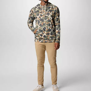 موضة جديدة عالية الجودة مخصصة للقمصان الصيد بالأعلى فود طويلة الأكمام - Product Image 1