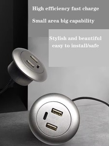 Porta USB integrata Desktop 5 v2a adatto per <span class=keywords><strong>armadi</strong></span> letto telefoni cellulari multifunzionali divani nascosti <span class=keywords><strong>mobili</strong></span> prese di ricarica - Product Image 3