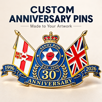 Fabricant de pin's en métal émaillé personnalisés |   Badges d'anniversaire |   Usine certifiée FAMA SEDEX USJ ISO