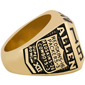 Anello del Campionato di Football dei Washington Redskins del 1972, Regalo di Compleanno per Uomo in Lega, Bestseller Transfrontaliero - Product Image 4