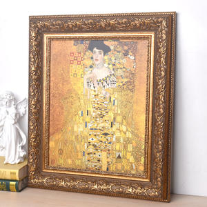 Cadre <span class=keywords><strong>PS</strong></span> double face écologique élégant vert forêt foncé Décoration murale classique d'art de portrait pour le salon et l'entrée - Product Image 4