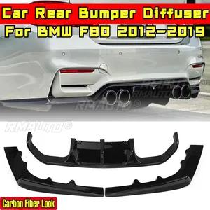 ชุดแต่ง BMW F80 ปี 2012-2019 ชุดแต่งกันชนหลัง BMW F30 สปอยเลอร์แบบมันเงาสีดำ รุ่น V ดิฟฟิวเซอร์ สปลิตเตอร์ การ์ดป้องกัน  อุปกรณ์ตกแต่งรถยนต์ - Product Image 2