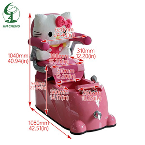 Jincheng Nail <span class=keywords><strong>Salon</strong></span> Children's Spa Silla <span class=keywords><strong>de</strong></span> pedicura <span class=keywords><strong>Hello</strong></span> <span class=keywords><strong>Kitty</strong></span> Rosa Ajustable Silla <span class=keywords><strong>de</strong></span> masaje <span class=keywords><strong>de</strong></span> pies para niños Pedicura Manicura. - Product Image 6