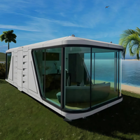 Maison conteneur modulaire personnalisable, cabine préfabriquée, vie intelligente pour hôtel-resort, gîte et tourisme