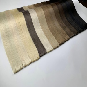 Extensiones de cabello de alta calidad Genius Weft Extensiones de cabello humano doble dibujado Body Wave Genius Weft 100% Cabello humano - Product Image 4