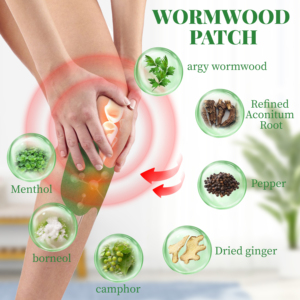 MQ Alta Qualidade Ervas Chinesas Eficaz Melhorar A Dor Da Artrite Dor Nas Costas e Dor Nas Costas 12 pcs/box Wormwood Patch - Product Image 4