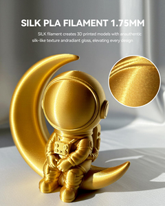 เส้นใยพิมพ์ 3 มิติ PLA แบบไหม ขนาด 1.75 มม. หลายสี น้ำหนัก 1 กก. เส้นใยพิมพ์ 3 มิติ เนื้อสัมผัสแบบไหม - Product Image 3