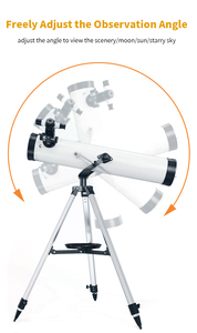 Khám Phá Khoa học màu vàng công suất cao <span class=keywords><strong>76700</strong></span> chuyên nghiệp thiên văn Kính thiên văn với chân máy - Product Image 5