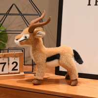 Peluche d'antilope tibétaine faite à la main, décoration de Noël pour la maison