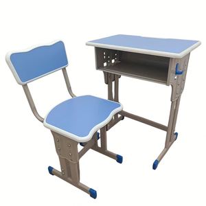 Bureau d'enseignant scolaire à <span class=keywords><strong>prix</strong></span> promotionnel, bureau et chaise d'université confortables pour étudiants avec tablette d'écriture - Product Image 6