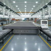 Máquina de Corte de Persianas Venecianas de Gran Potencia, Cortadora Digital CNC con Motor a Batería y Mesa de Alimentación Automática