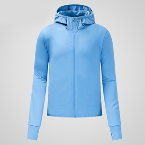 Fabricante de Ropa de Secado Rápido con Protección Solar UV UPF 50+, Chaqueta de Exterior al por Mayor, Manga Larga, con Capucha, para Hombre - Product Image 6