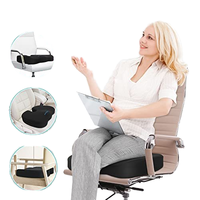 Coussin de siège de voiture en mousse à mémoire de forme ergonomique, coussin de siège en gel, portable, pour massage, usage domestique