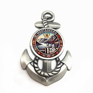 Imán de nevera metálico con mapa de <span class=keywords><strong>Gibraltar</strong></span>, recuerdo, diseño de mono, esmaltado - Product Image 5