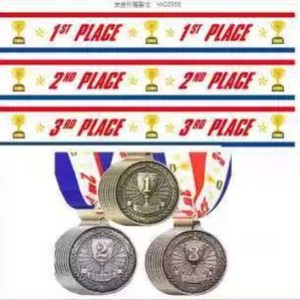 Médailles personnalisées Lianming en cuivre, 1ère, 2ème et 3ème places, pour les compétitions sportives et les récompenses. - Product Image 1
