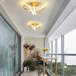 Lampada da soffitto di Design del corridoio creativo apparecchi di illuminazione per interni corridoio balcone camera da letto comodino applique da parete moderna plafoniera a LED